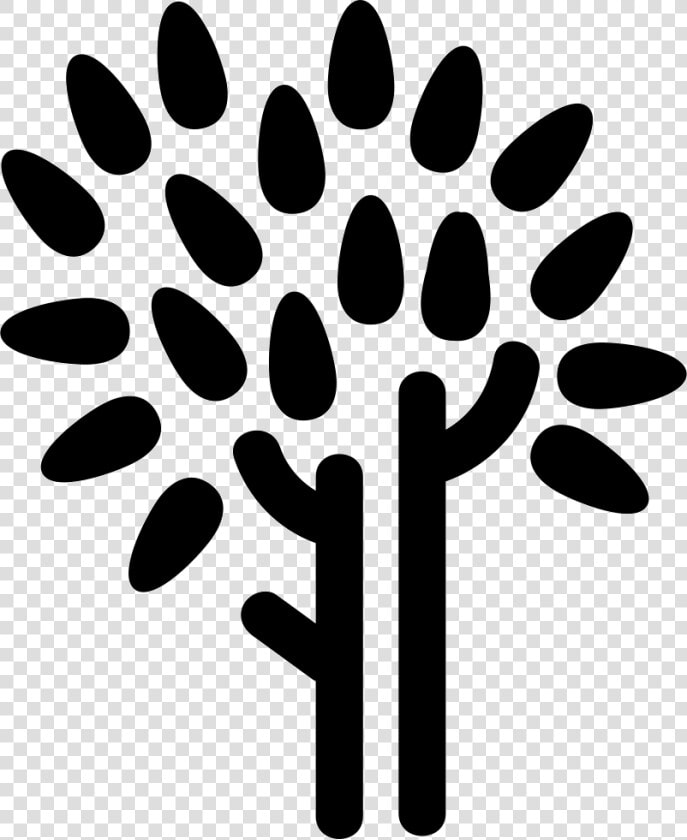 Tree Trunk And Leaves   Icon  HD Png DownloadTransparent PNG