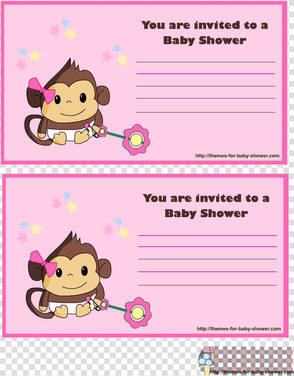 Thumb Image   Invitaciones De Baby Shower De Monito Bebé  HD Png DownloadTransparent PNG