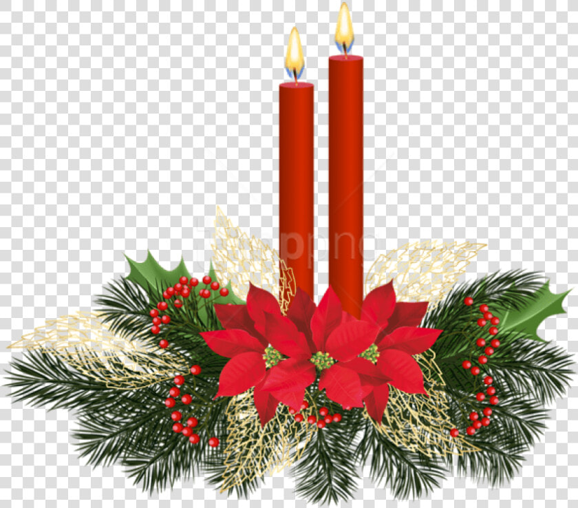 Transparent Clipart Weihnachten Kostenlos   Transparent Christmas Candles Clipart  HD Png DownloadTransparent PNG