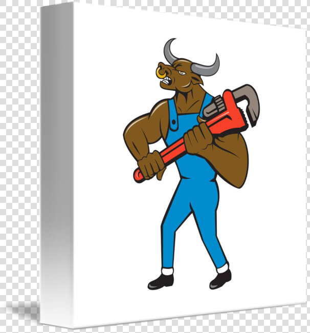 Clip Art Minotaur Bull Wrench Isolated   Wrench  HD Png DownloadTransparent PNG