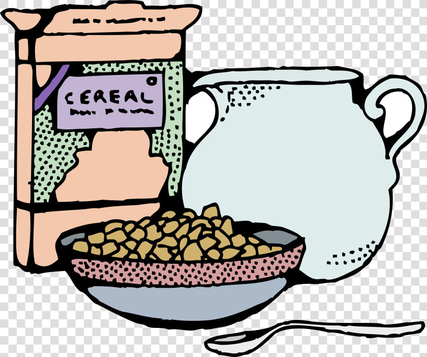 Transparent Bowl Of Cereal Clipart   Corn Flakes Clipart Black And White  HD Png DownloadTransparent PNG