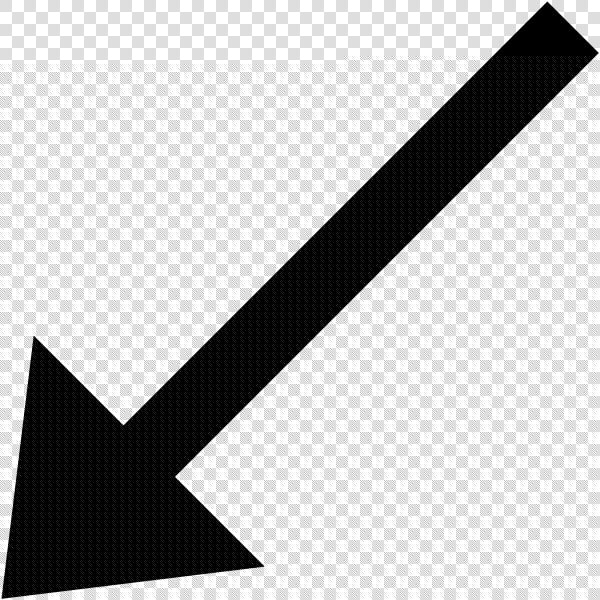 This Is An Arrow   Arrow Pointing Diagonally Down Left  HD Png DownloadTransparent PNG