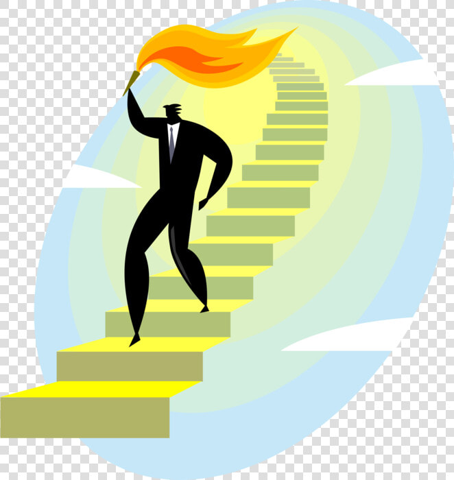 Vector Illustration Of Businessman Carries Olympic  HD Png DownloadTransparent PNG