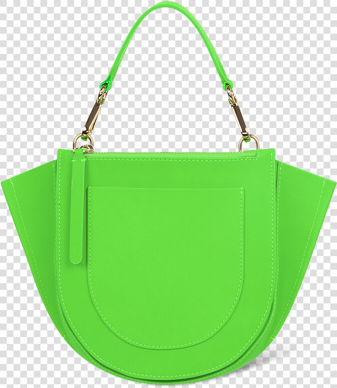 Hortensia Bag Mini Mountain Neon Green   Tote Bag  HD Png DownloadTransparent PNG