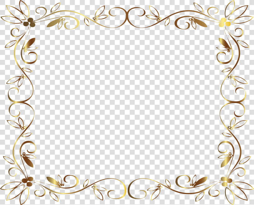 Delicate Gold Frame   Marcos Para Invitaciones De Boda  HD Png DownloadTransparent PNG