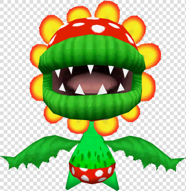 Transparent Piranha Png   Super Mario Bros Ds Model  Png DownloadTransparent PNG
