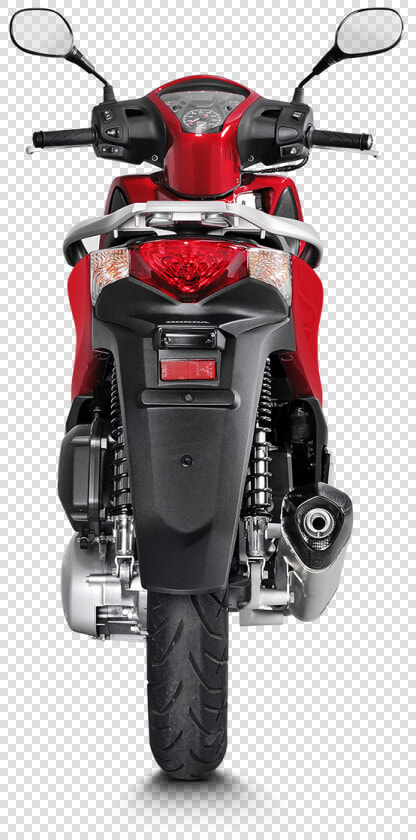 Motorcycle Clipart Back   Honda 125 150 Sh  HD Png DownloadTransparent PNG