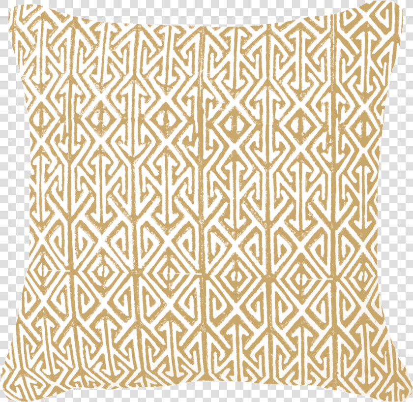 Bandhini White  amp  Gold Arrow Lounge Cushion   Cushion  HD Png DownloadTransparent PNG