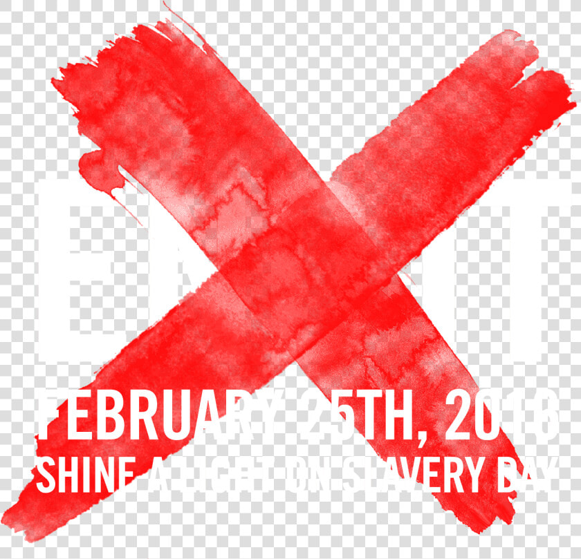 Modern Day Slavery And   Marker Red X Png  Transparent PngTransparent PNG