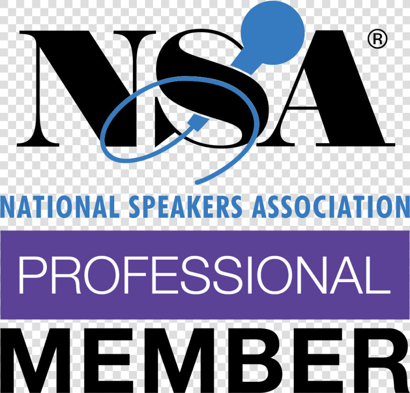 National Speakers Association Professional Member  HD Png DownloadTransparent PNG