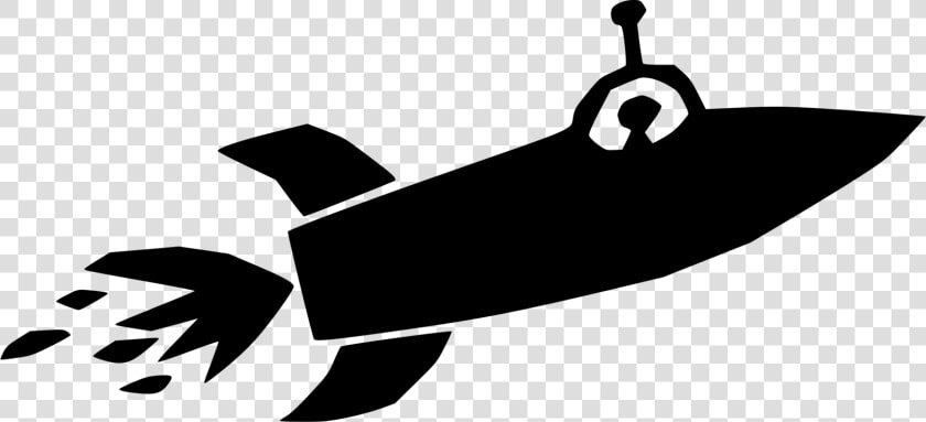 Transparent Rocket Ship Png   Black And White Of Rocket Ship  Png DownloadTransparent PNG