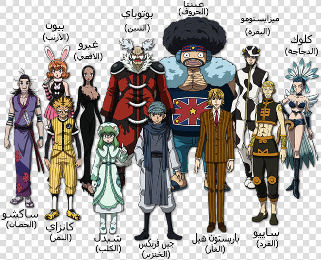 Picture   12 Zodiac Signs Hunter X Hunter  HD Png DownloadTransparent PNG