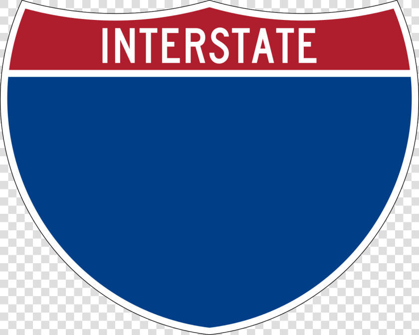 Transparent Blank Shield Png   Blank Interstate Highway Sign  Png DownloadTransparent PNG
