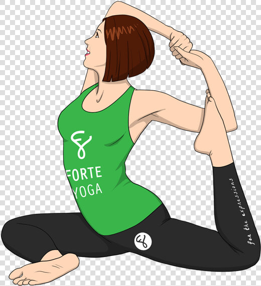 Merma yoga pose   Half Frog Pigeon Yoga Pose  HD Png DownloadTransparent PNG