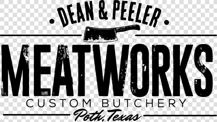 Deanandpeeler logolight   Dean And Peeler Meatworks  HD Png DownloadTransparent PNG