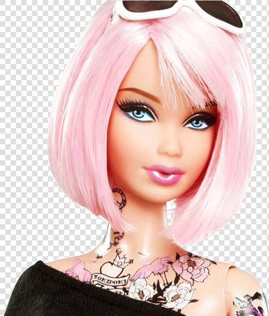 I M A Barbie Girl In A Barbie World   Tattooed Barbie  HD Png DownloadTransparent PNG