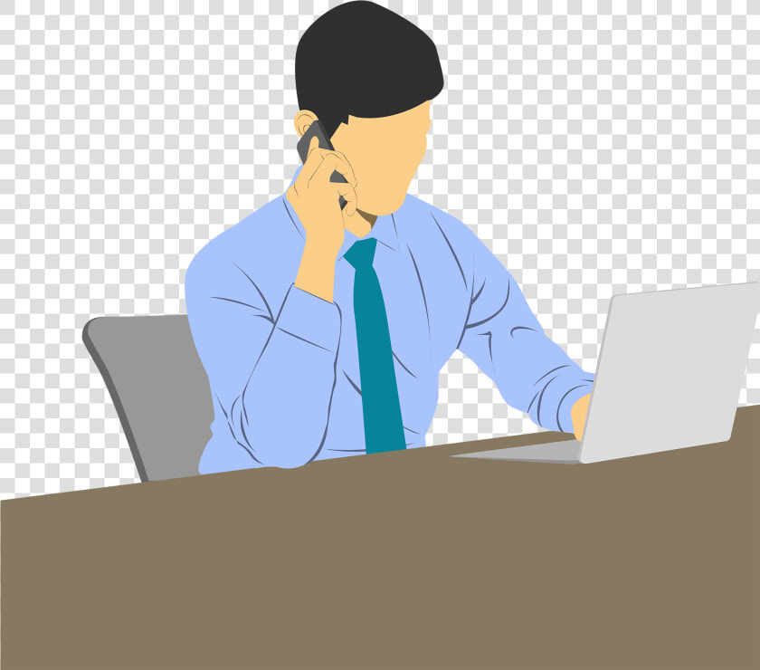 Transparent People Working In Office Clipart   Cartoon  HD Png DownloadTransparent PNG