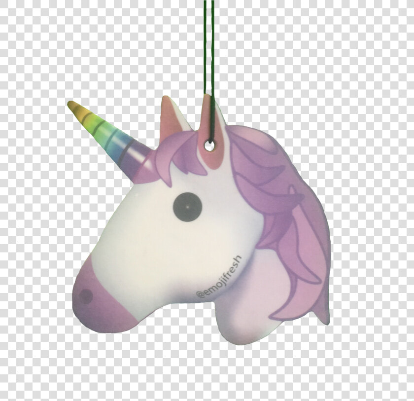 Unicorn Emoji Car Air Freshener 🦄   Car Unicorn Emoji Sticker  HD Png DownloadTransparent PNG
