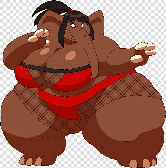 Jumba Elephant Stance   Kazecat Jumba  HD Png DownloadTransparent PNG