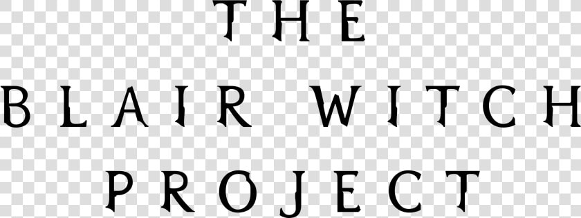 The Blair Witch Project Logo Black And White   Blair Witch Project  HD Png DownloadTransparent PNG