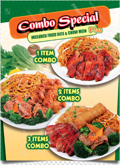 Chinese Food Combo Special With 3 Combos Poster   Agujjim  HD Png DownloadTransparent PNG