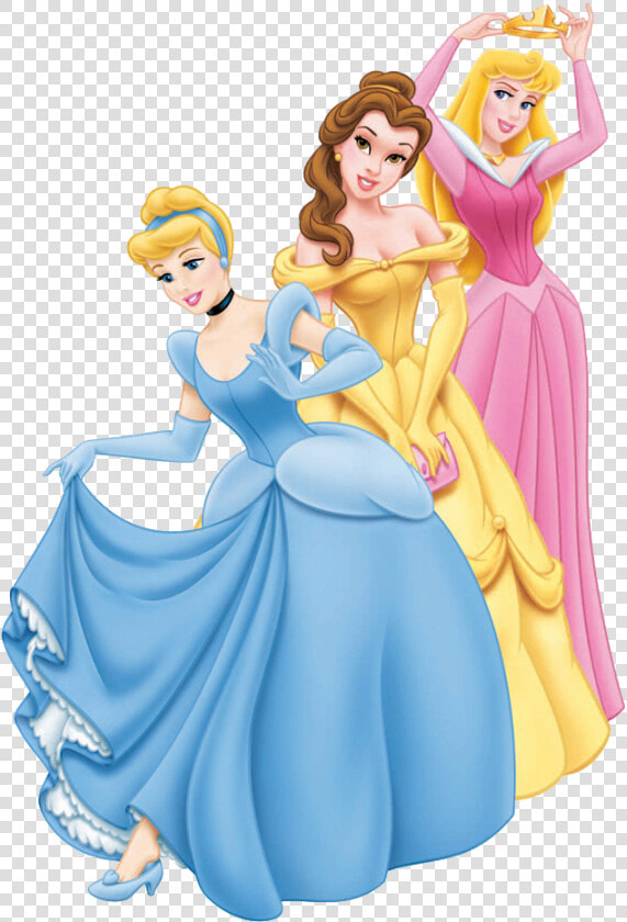 Disney Princesses Clipart   Princess Aurora And Cinderella  HD Png DownloadTransparent PNG