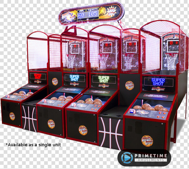 Super Shot Quad By Bay Tek Games   Skee Ball Amusements   Supershot Basketball  HD Png DownloadTransparent PNG