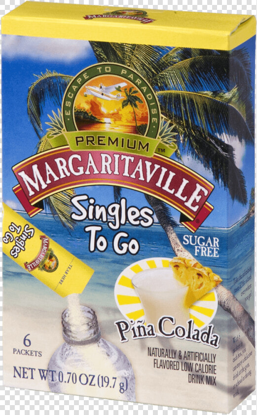 Margaritaville Piña Colada Singles To Go   Margaritaville Singles To Go  HD Png DownloadTransparent PNG