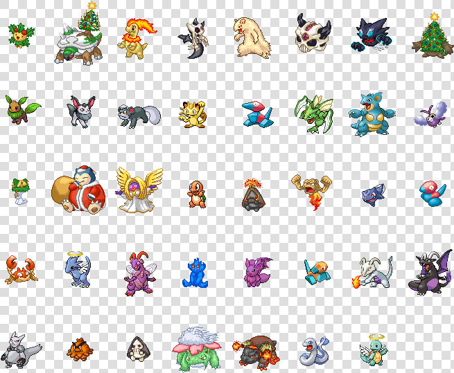 Assorted Pokemon Sprite Edits By Iakop On Deviantart   Custom Pokemon Sprites  HD Png DownloadTransparent PNG