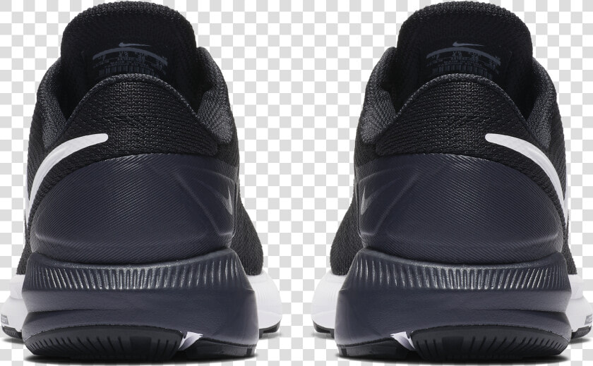 Back Of Black white Nike Air Zoom Structure 22 Women   Back Sneakers Png  Transparent PngTransparent PNG