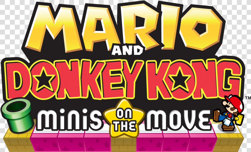 Mario Vs Donkey Kong   Mario And Donkey Kong Minis On The Move Logo  HD Png DownloadTransparent PNG