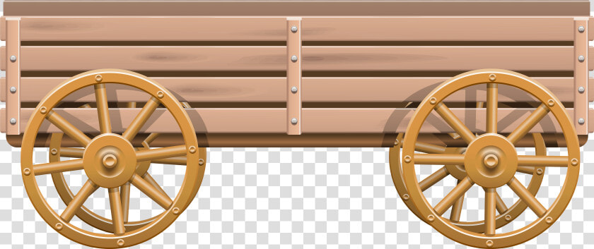 Wooden Cart Png Clip Art   Wooden Wagon Png  Transparent PngTransparent PNG
