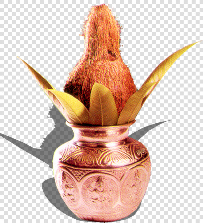 Transparent Clipart Image Brass Kalash Png Image   Durga Puja Chandmala Png  Png DownloadTransparent PNG