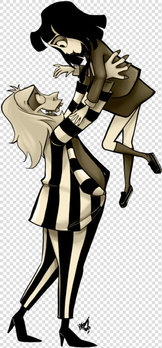 Cute Beetlejuice Cartoon Lydia  HD Png DownloadTransparent PNG