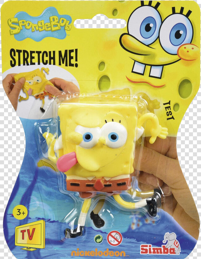 Spongebob Stretch Figurine   Stretchy Spongebob  HD Png DownloadTransparent PNG