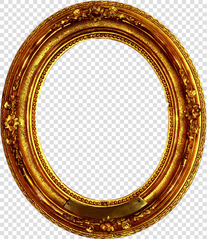 Golden Decorative By R   Golden Frame Round Png  Transparent PngTransparent PNG