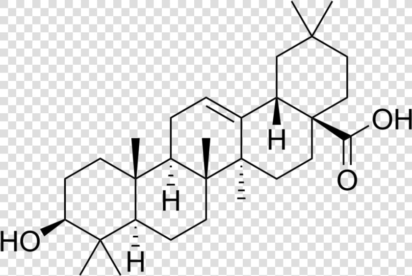 Chemical Structure Of Betulinic Acid  HD Png DownloadTransparent PNG