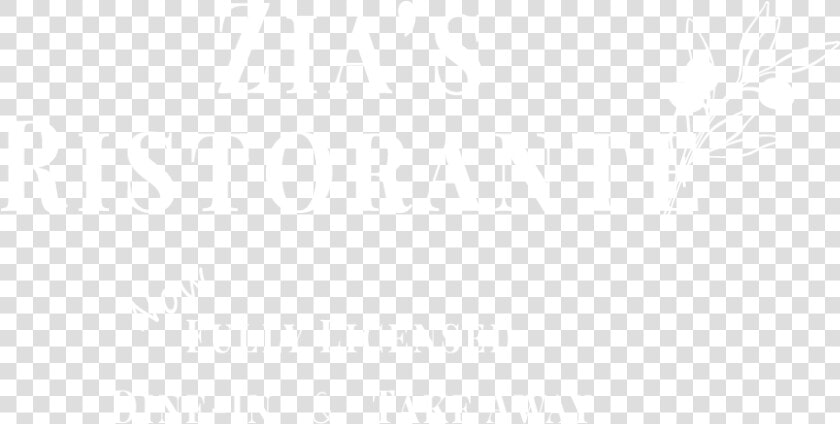 Zia S Ristorante   Johns Hopkins White Logo  HD Png DownloadTransparent PNG