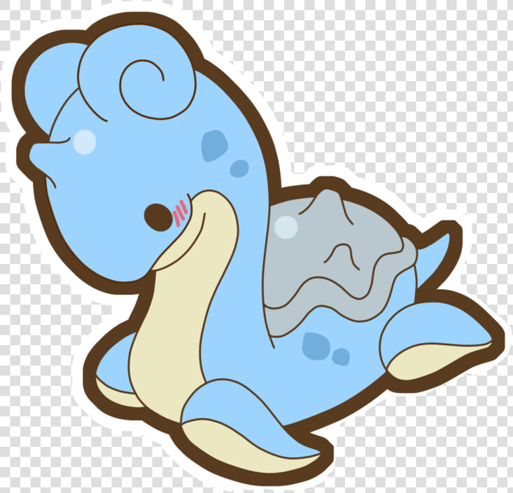  pokemon  cute  chibi  lapras  water  freetoedit   Pokemon Chibi Sevi Yummy  HD Png DownloadTransparent PNG