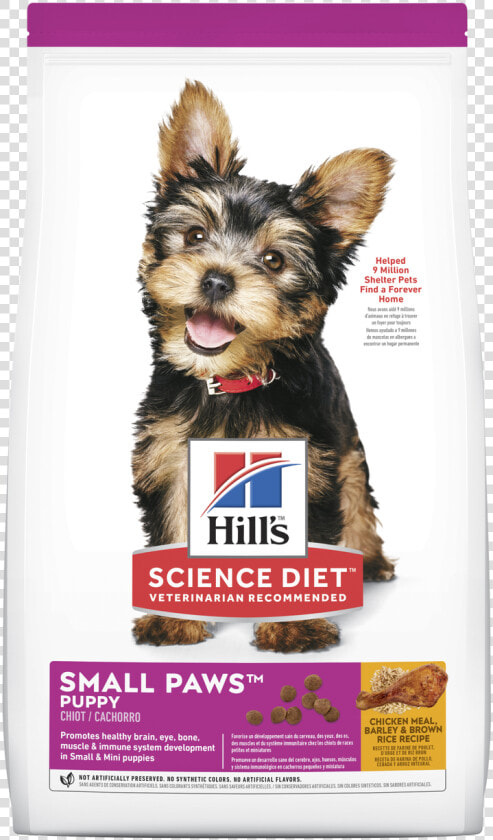 Hill S Science Diet Small Paws Puppy Dry Dog Food   Hills Science Diet Puppy Food  HD Png DownloadTransparent PNG