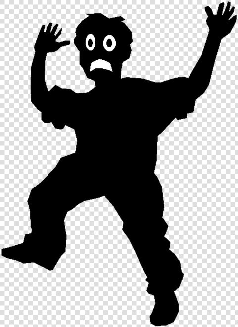 Scared Child Silhouette  Transparent Png   Scared Kid Silhouette  Png DownloadTransparent PNG