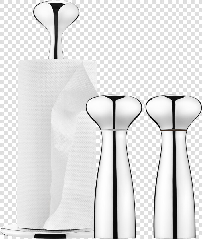 Alfredo Kitchen Roll Holder And Salt And Pepper Mills   Georg Jensen Salt Og Pepper  HD Png DownloadTransparent PNG