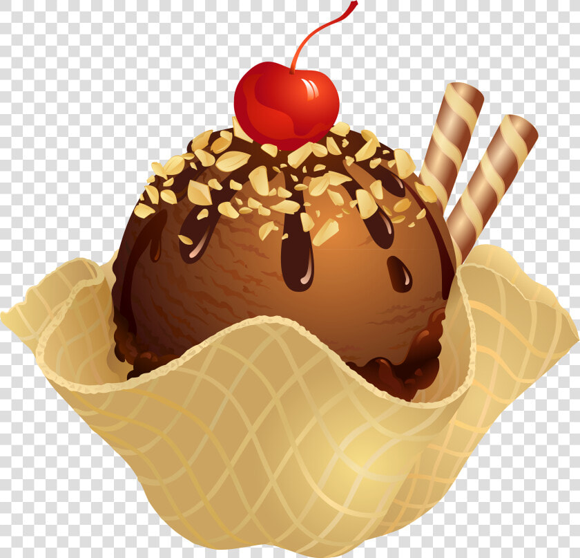 Valentine Clipart Ice Cream   Waffle Ice Cream Clipart  HD Png DownloadTransparent PNG