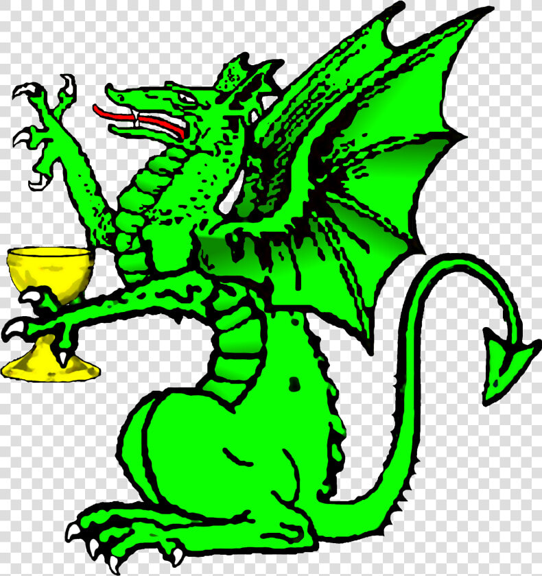 Supporters Clipart Alone   Heraldic Dragon Transparent Background  HD Png DownloadTransparent PNG
