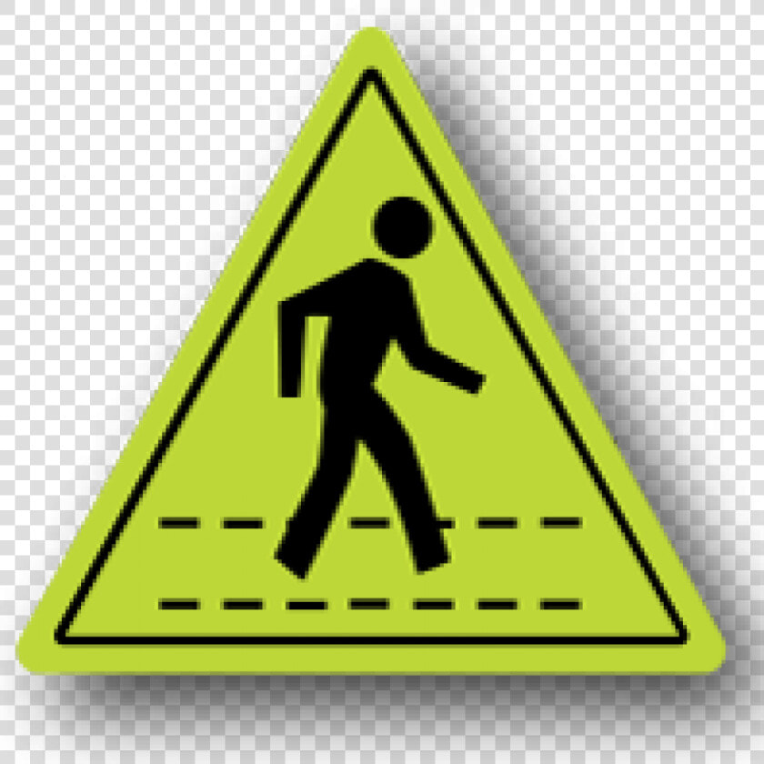 Glow In The Dark Visual Management Pedestrian Sign  HD Png DownloadTransparent PNG
