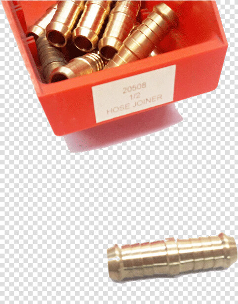 Brass Fitting 1 2 Hose Joiner   Bullet  HD Png DownloadTransparent PNG