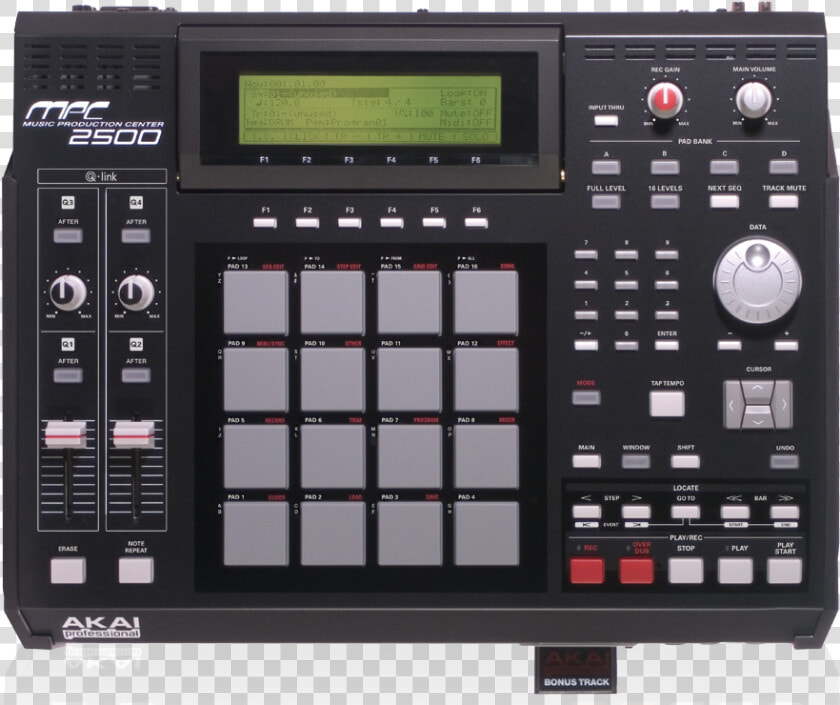 Akai Mpc2500 Velocity Curve Main   Akai Mpc2500  HD Png DownloadTransparent PNG