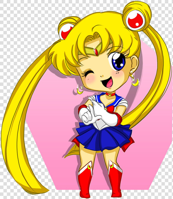 Sailor Moon Chibi   Chibi Sailor Moon Cartoon  HD Png DownloadTransparent PNG