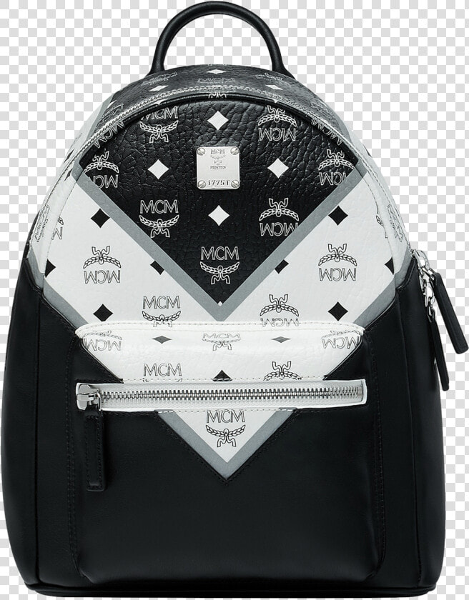 Mcm Backpack Black And White  HD Png DownloadTransparent PNG