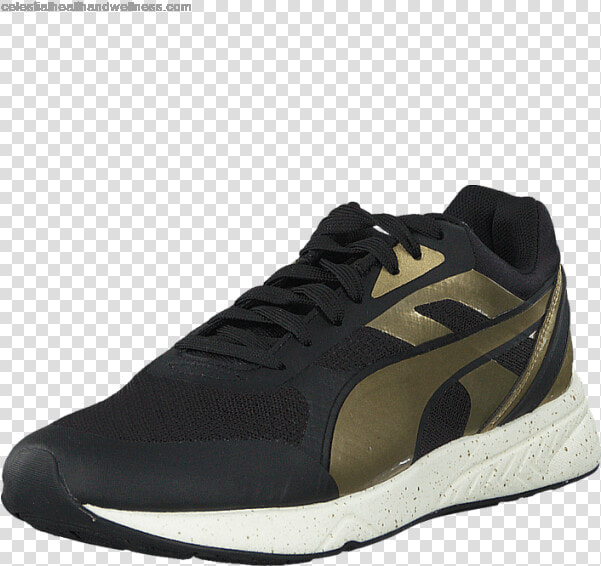 Women S Puma 698 Ignite Metallic Wn S Black Metallic   Sneakers  HD Png DownloadTransparent PNG
